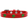 Pet Pal Green Palm Tree Widget Dog CollarRed Size 12 PE769116